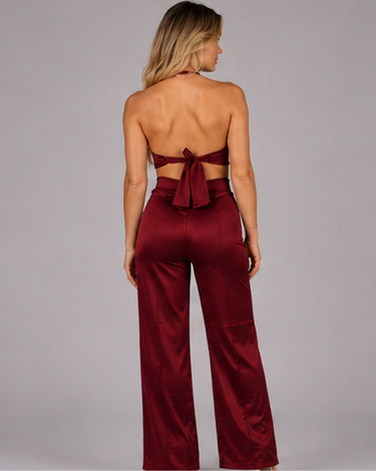 Gleam top-burgundy