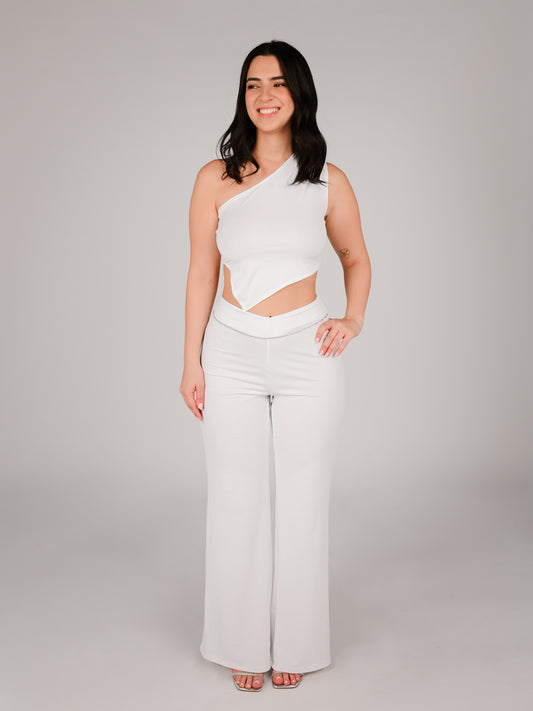 Ray pants-White