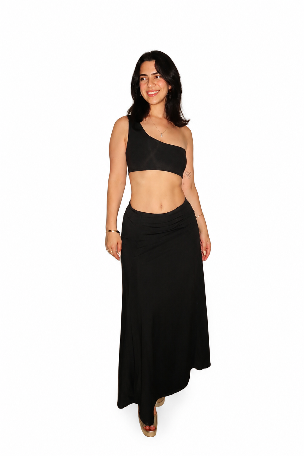halo dress-Black