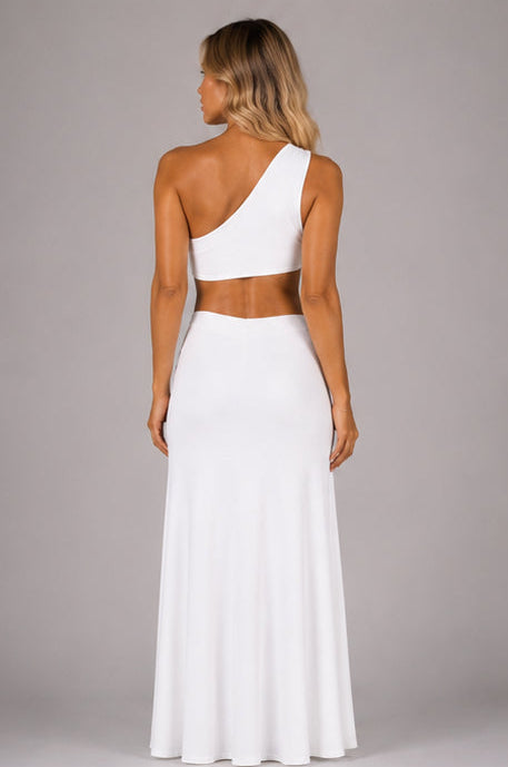 halo dress-White