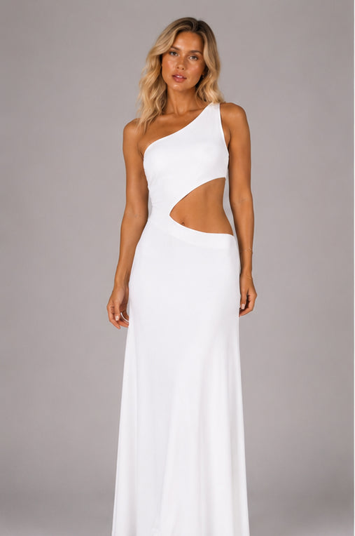 halo dress-White